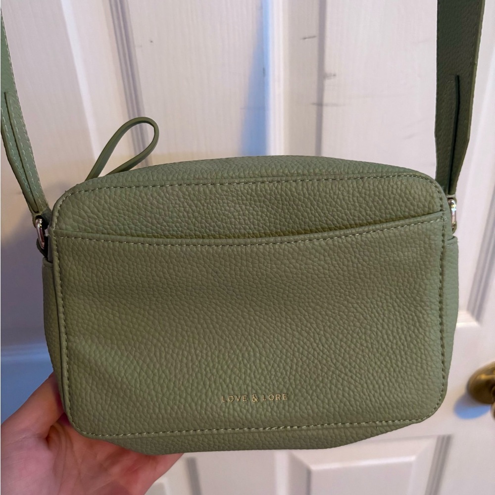 Love & Lore Sage Green Adjustable Crossbody